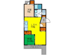 第２ユ－ロハイツ東豊中の物件間取画像